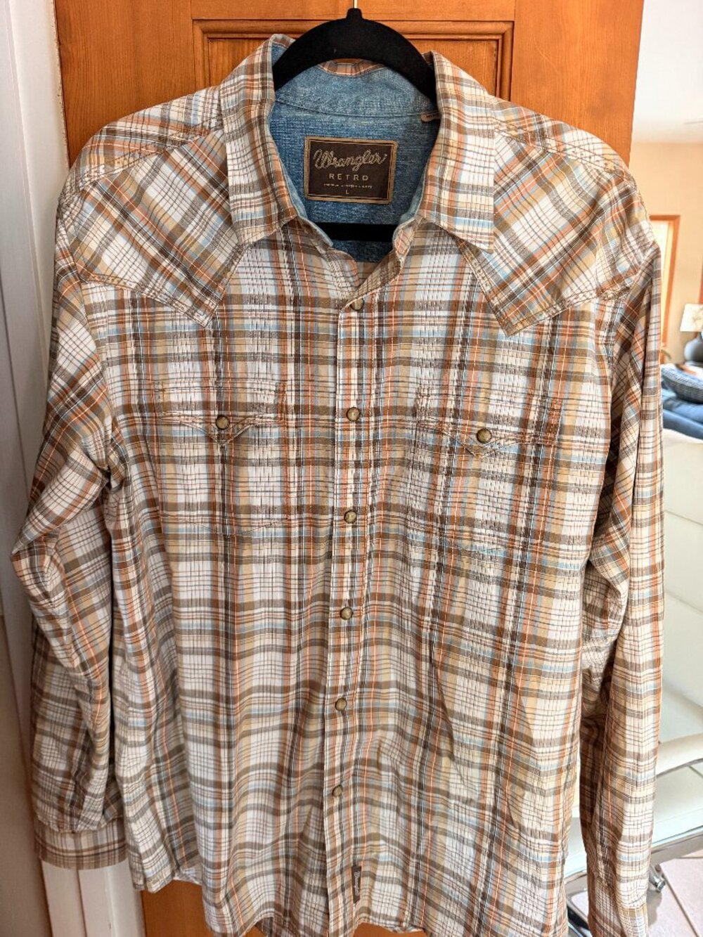 Wrangler Retro Mens Button Down